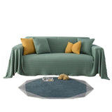 Knitted Sofa Throw Blanket - Cotton Polyester Extra Large Blanket