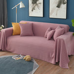 Knitted Sofa Throw Blanket - Cotton Polyester Extra Large Blanket