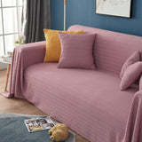 Knitted Sofa Throw Blanket - Cotton Polyester Extra Large Blanket