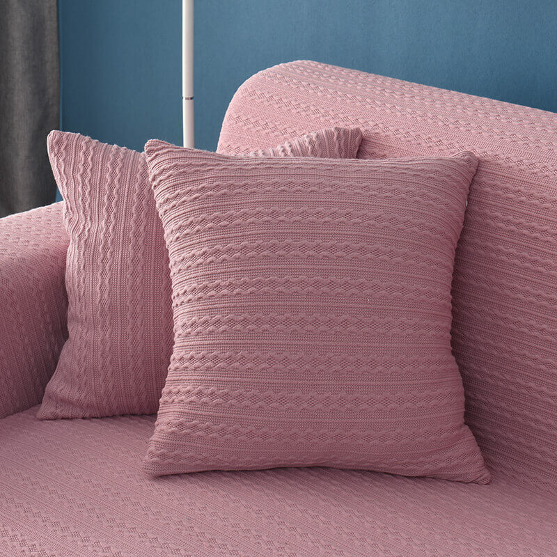 Knitted Sofa Throw Blanket - Cotton Polyester Extra Large Blanket