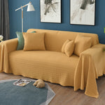 Knitted Sofa Throw Blanket - Cotton Polyester Extra Large Blanket