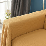 Knitted Sofa Throw Blanket - Cotton Polyester Extra Large Blanket