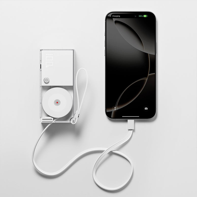 3‑In‑1 Fast Charge Power Bank – Built‑In Cable, Pocket‑Friendly, No More Hunting for Chargers – Just Plug & Go ✨