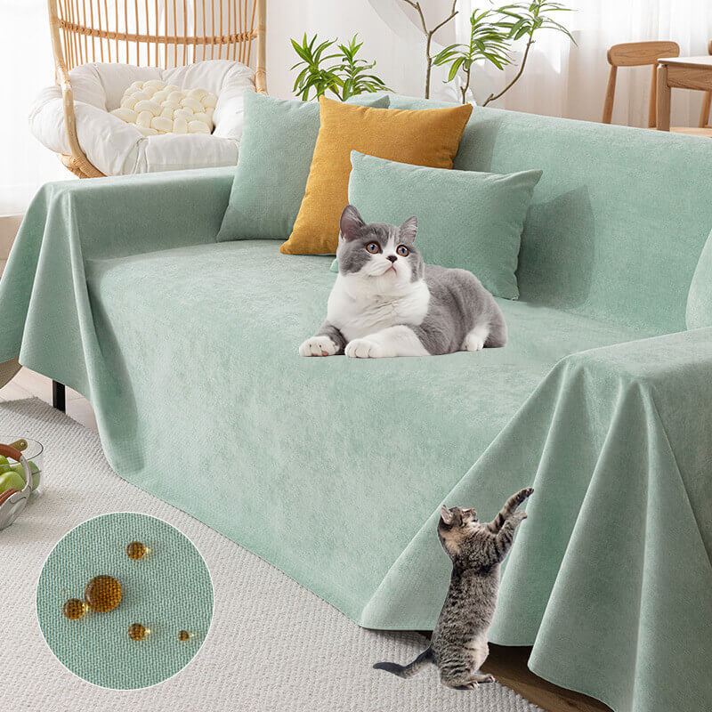 Waterproof Chenille Sofa Throw - Non-Slip Furniture Protector