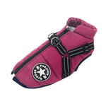 Waterproof Dog Jacket With Integrated Harness