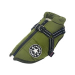 Waterproof Dog Jacket With Integrated Harness